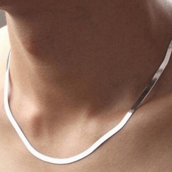 NEW Luxury Sterling Silver Snake Chain Necklace - Picture 4 of 4